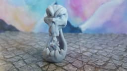 Skull Brazier with Fire 28mm thumbnail 3