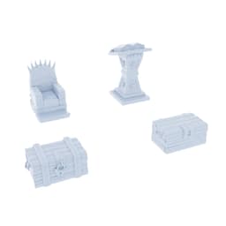 3D Miniatures Mega Pack: 30 Ready-to-Use STL Files – Prison, Summoning, Throne Rooms & Half-Height Walls thumbnail 16